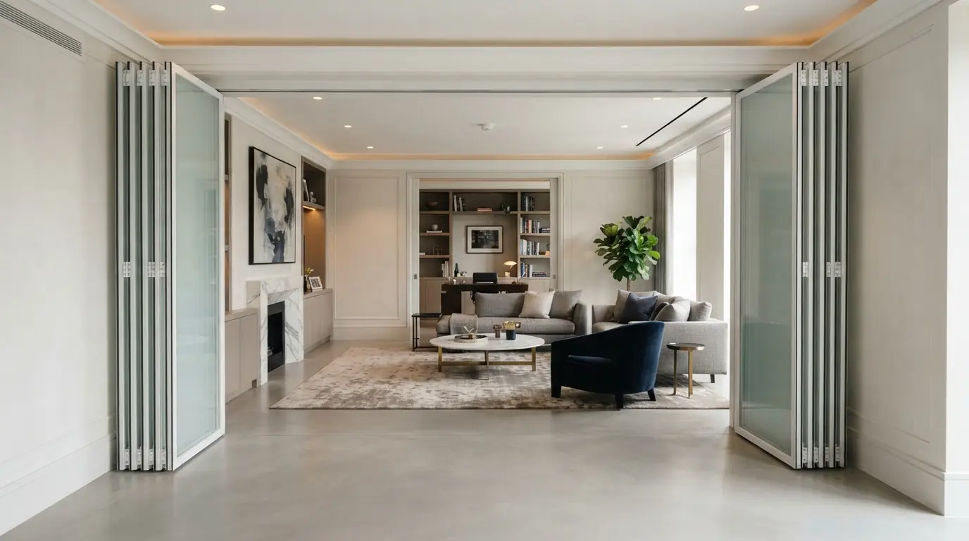 Скрытый верхний короб книжки в потолке